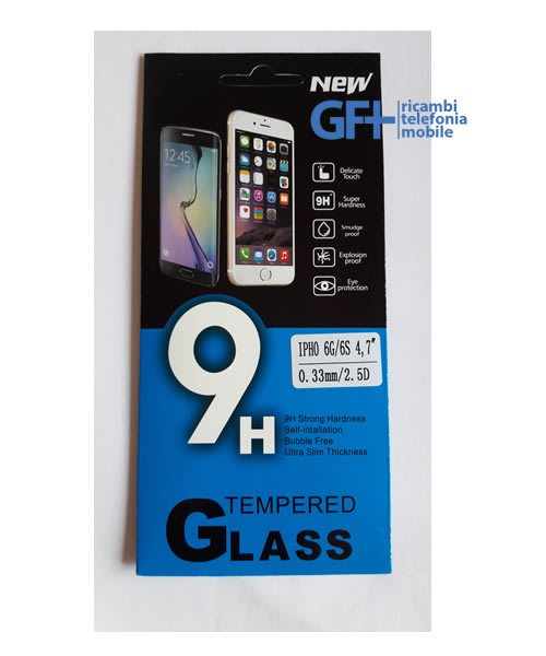 Pellicola Display Vetro Temperato per iPhone 6 e 6S